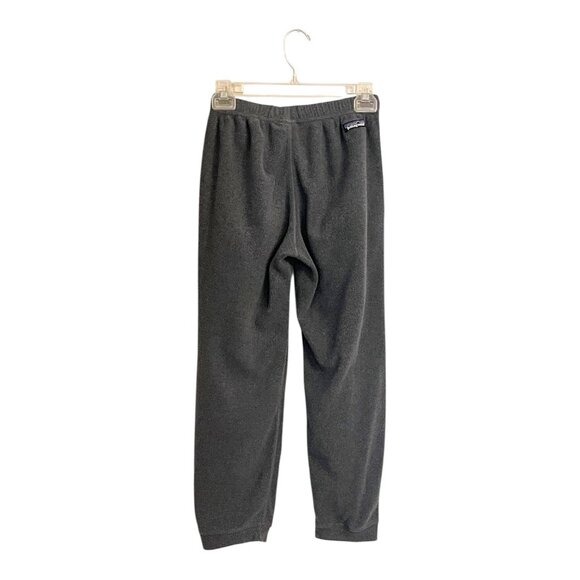 Patagonia Kids L (12) Fleece Pants Gray Capilene Synchilla Warm Outdoor Unisex - Picture 2 of 7